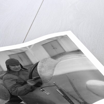 HJC Smith in his Eric-Campbell at the JCC 200 Mile Race, Brooklands, Surrey, 1921 by Bill Brunell