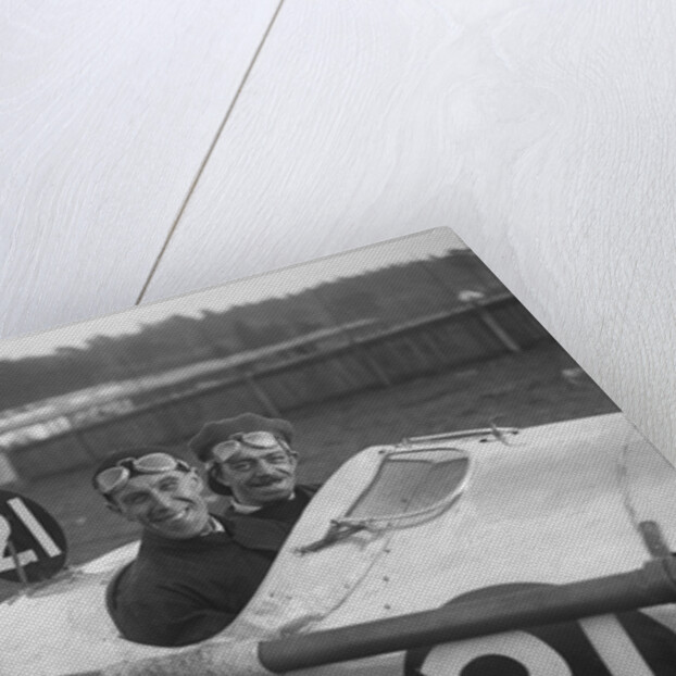 BA Davey in his AC at the JCC 200 Mile Race, Brooklands, Surrey, 1921 by Bill Brunell