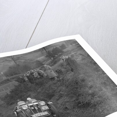 MG PB of J Terras competing in the MG Car Club Midland Centre Trial, 1938 by Bill Brunell