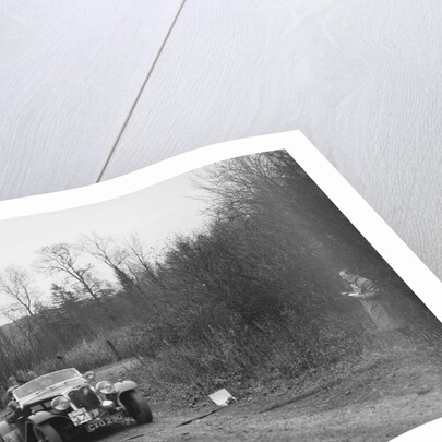 Triumph Gloria Southern Cross competing in the Great West Motor Club Thatcher Trophy, 1938 by Bill Brunell