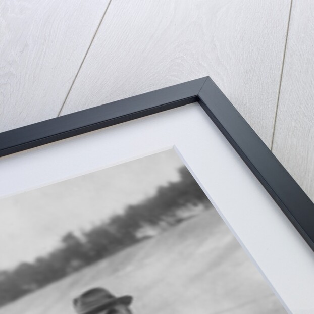 John Portwine and Selwyn Edge of AC Cars at Brooklands motor racing circuit, Surrey, c1921 by Bill Brunell