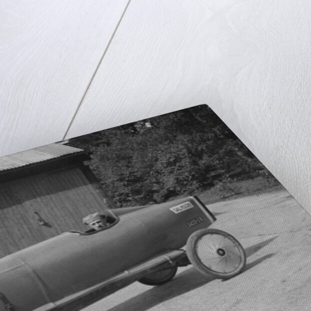 Andre Lombard in his Salmson single seater racing car, Brooklands, Surrey, 1922 by Bill Brunell