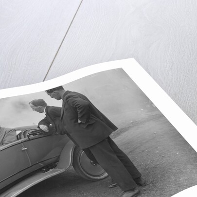 Selwyn Edge in an AC open 2-seater, Brooklands, Surrey, c1921 by Bill Brunell