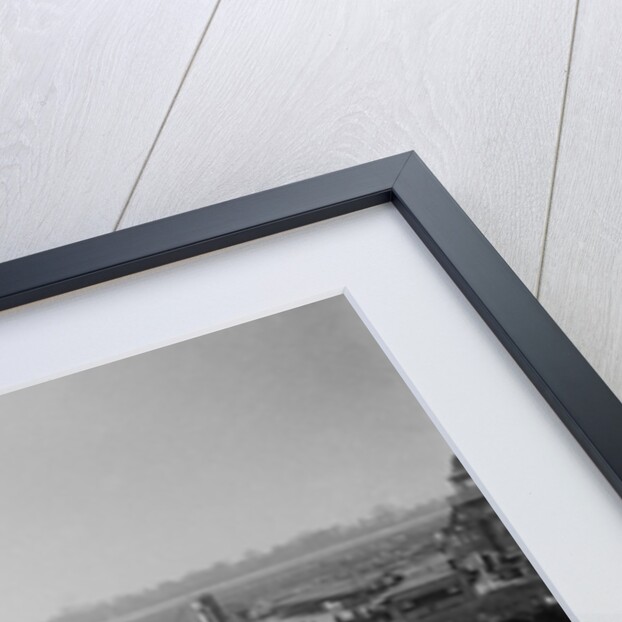Bentley of Major H Butler and Lea-Francis Hyper racing at a BARC meeting, Brooklands, 1930 by Bill Brunell