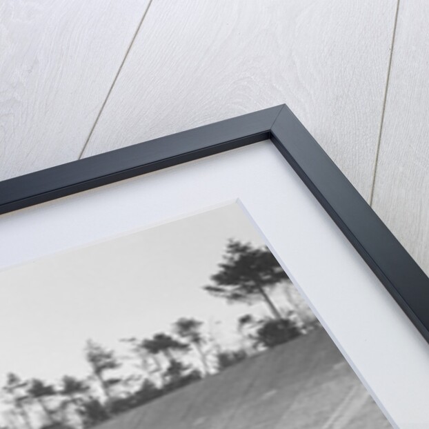 Bentley of Major H Butler and Sunbeam of BO Davis racing at a BARC meeting, Brooklands, 1930 by Bill Brunell