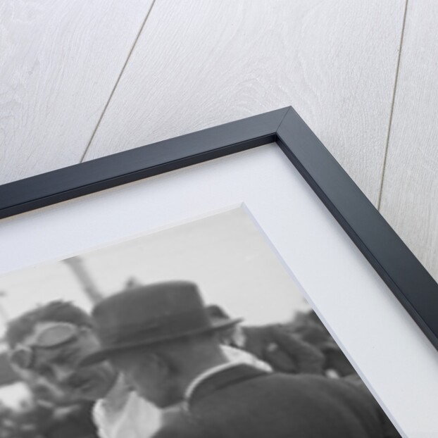Bentley of CWF Hamilton, winner of a race at a BARC meeting, Brooklands, 1930 by Bill Brunell