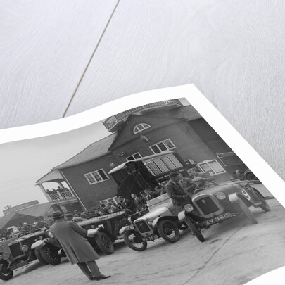 Cars at Brooklands, Surrey, c1930s by Bill Brunell