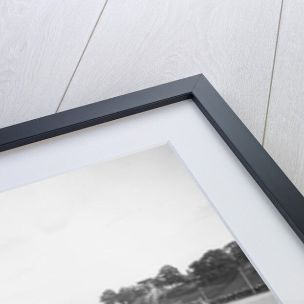 Bugatti Special 1 and Gwynne Special in the pits at a BARC meeting, Brooklands, 1933 by Bill Brunell