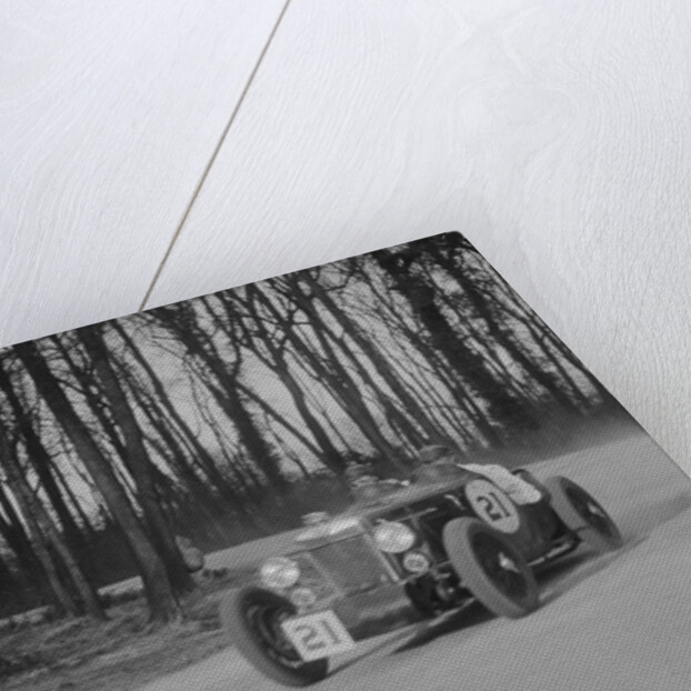 Ron Horton's MG Magnette K3 at Coppice Corner, Donington Park, Leicestershire, 1933 by Bill Brunell