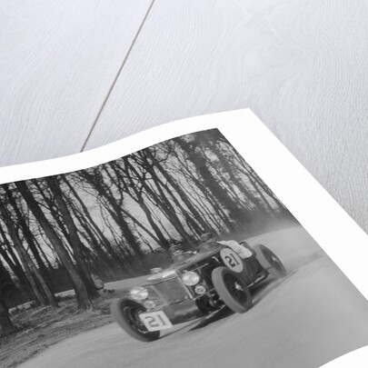 Ron Horton's MG Magnette K3 at Coppice Corner, Donington Park, Leicestershire, 1933 by Bill Brunell