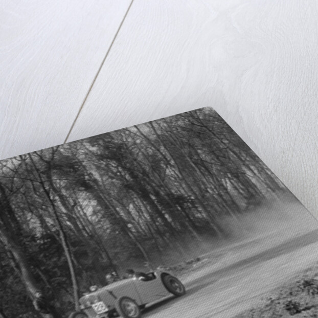 Singer of JR Baker at Coppice Corner, Donington Park, Leicestershire, 1933 by Bill Brunell