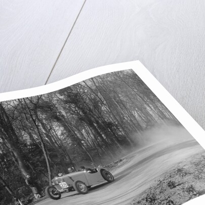 Singer of JR Baker at Coppice Corner, Donington Park, Leicestershire, 1933 by Bill Brunell