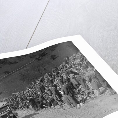 Morris Minor of FWJ Bolton competing in the MCC Edinburgh Trial, Park Rash, Yorkshire Dales, 1930 by Bill Brunell