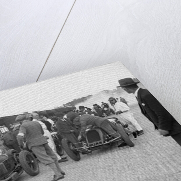 Talbot-Darracqs of Henry Segrave and Jules Moriceau, JCC 200 Mile Race, Brooklands, 1926 by Bill Brunell
