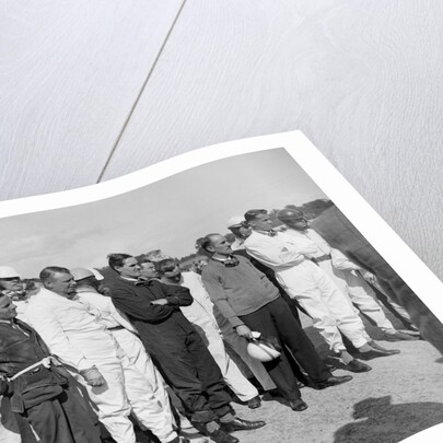 Drivers at the JCC 200 Mile Race, Brooklands, 1926 by Bill Brunell