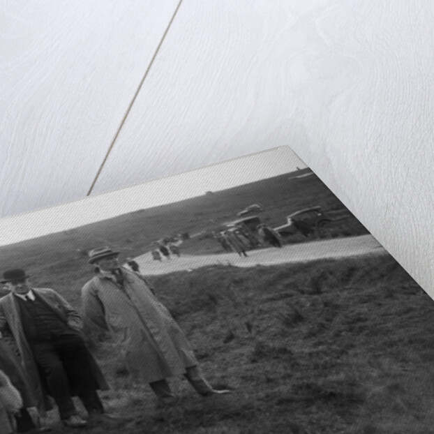Sir William Graham and Alderman GF Fosdyke at the Caerphilly Hillclimb, Wales, 1922 by Bill Brunell