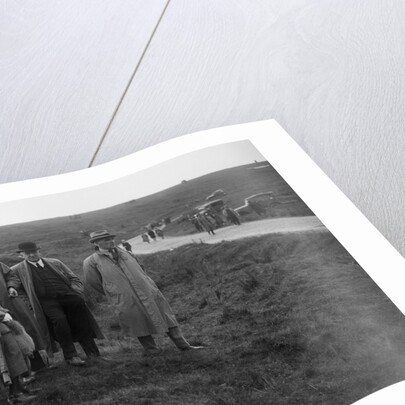 Sir William Graham and Alderman GF Fosdyke at the Caerphilly Hillclimb, Wales, 1922 by Bill Brunell