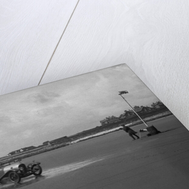 Bentley of ER Insole and Austin of RW Thomas competing in the Porthcawl Speed Trials, Wales, 1922 by Bill Brunell