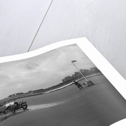 Bentley of ER Insole and Austin of RW Thomas competing in the Porthcawl Speed Trials, Wales, 1922 by Bill Brunell
