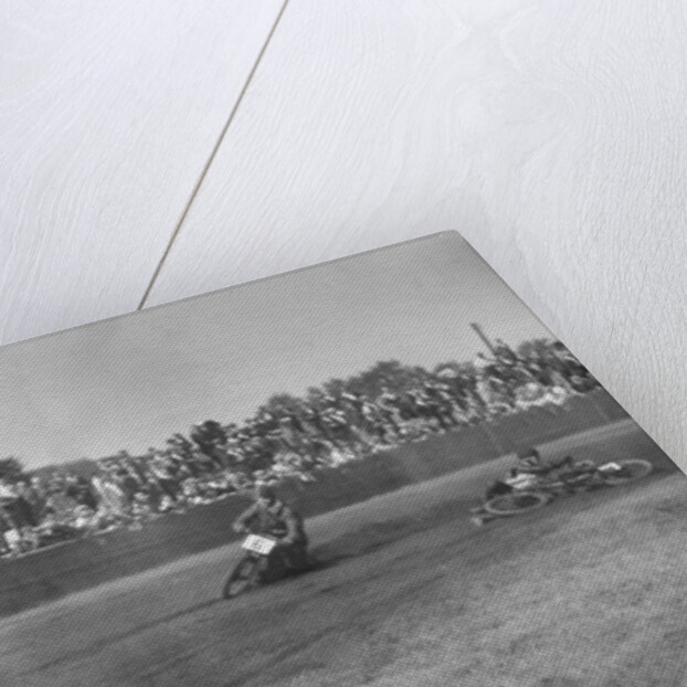 Speedway race at Lea Bridge Stadium, Leyton, London, 1928. by Bill Brunell
