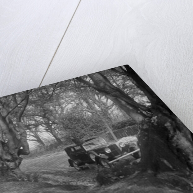 Kitty Brunell in a Talbot 75 4-door saloon, c1930. by Bill Brunell