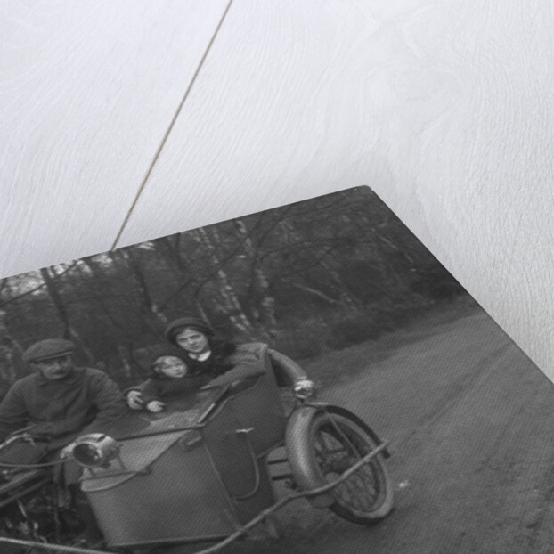 Clyno motorcycle and sidecar by Bill Brunell