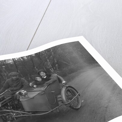 Clyno motorcycle and sidecar by Bill Brunell