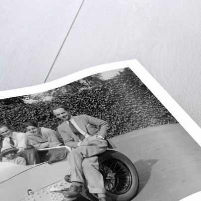 Raymond Mays with his Vauxhall-Villiers, c1930s by Bill Brunell