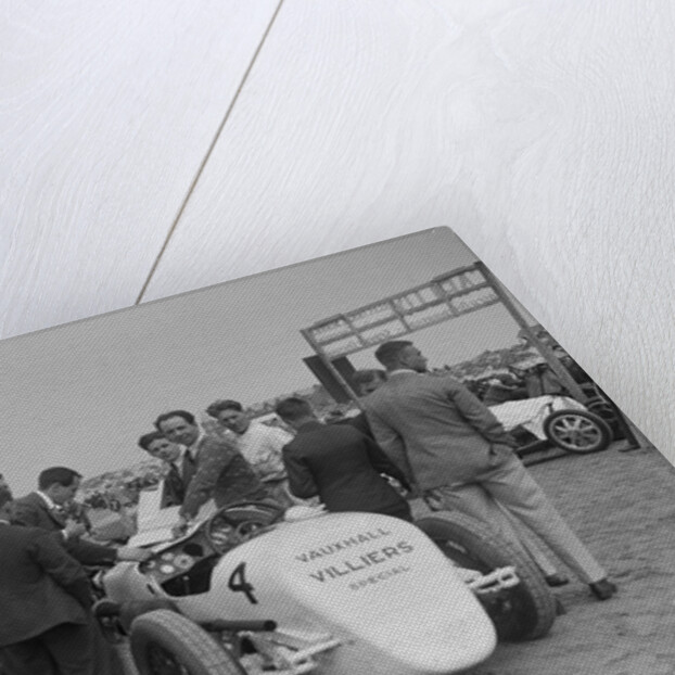 Raymond Mays' Vauxhall-Villiers at a sand racing event, c1930s by Bill Brunell