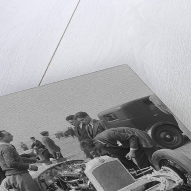 Raymond Mays' Vauxhall-Villiers at a sand racing event, c1930s by Bill Brunell