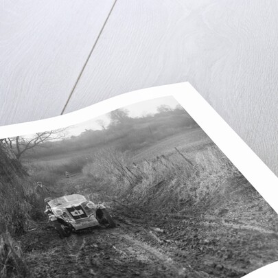 MG M Type of RR Balding competing in the MG Car Club Trial, Kimble Lane, Chilterns, 1931 by Bill Brunell