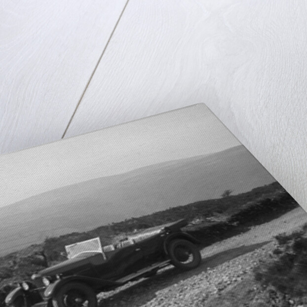 Kitty Brunell road testing a Riley 9 WD tourer, c1930 by Bill Brunell