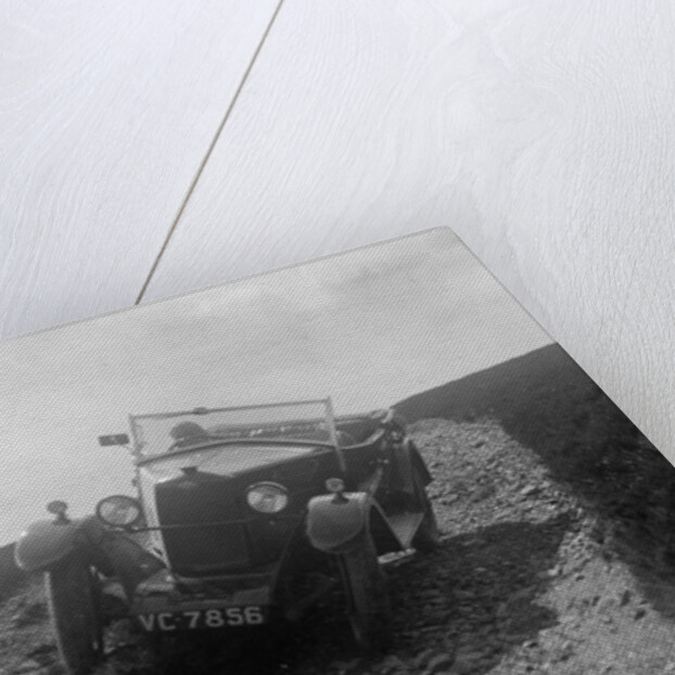 Kitty Brunell road testing a Riley 9 WD tourer, c1930 by Bill Brunell