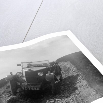 Kitty Brunell road testing a Riley 9 WD tourer, c1930 by Bill Brunell