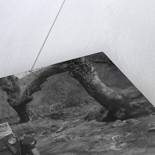 Kitty Brunell road testing a Riley 9 WD tourer, c1930 by Bill Brunell