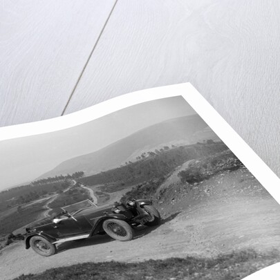 Kitty Brunell road testing a Riley 9 WD tourer, c1930 by Bill Brunell