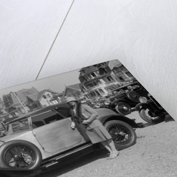 Delage at Boulogne Motor Week, France, 1928 by Bill Brunell