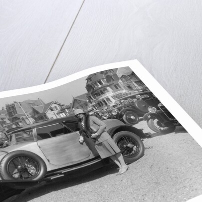 Delage at Boulogne Motor Week, France, 1928 by Bill Brunell