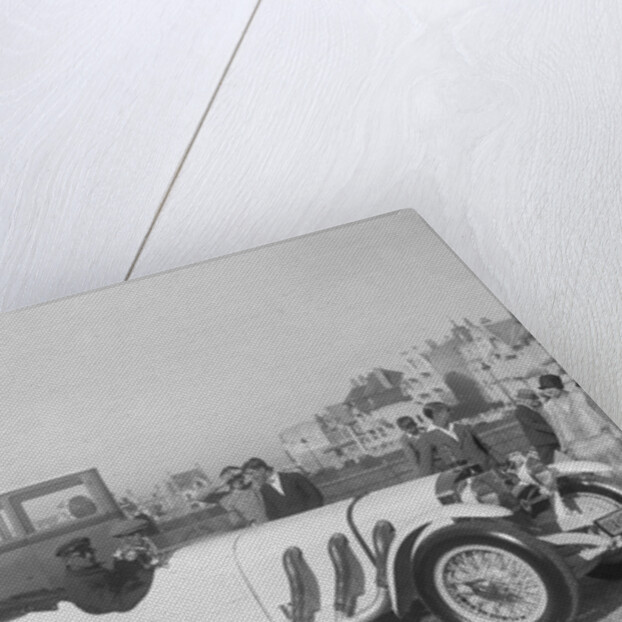 Mercedes-Benz SS open 4-seater of Baron Wenzel-Mosau and Auto Red Bug, Boulogne Motor Week, 1928 by Bill Brunell