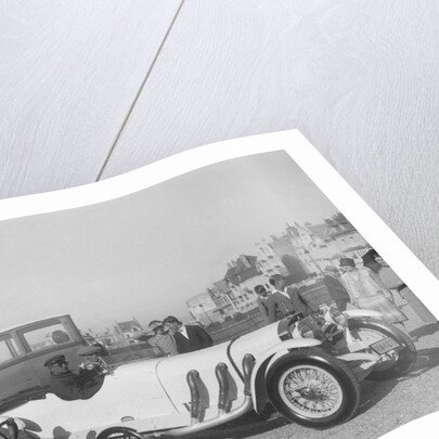 Mercedes-Benz SS open 4-seater of Baron Wenzel-Mosau and Auto Red Bug, Boulogne Motor Week, 1928 by Bill Brunell