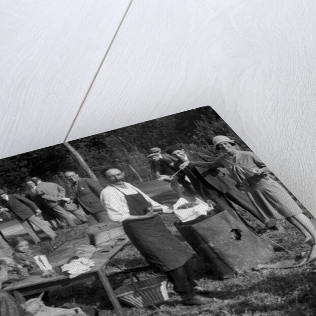 Picnic at Boulogne Motor Week, France, 1928 by Bill Brunell