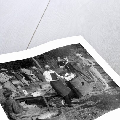 Picnic at Boulogne Motor Week, France, 1928 by Bill Brunell