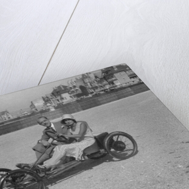 Auto Red Bug electric buckboard at Boulogne Motor Week, France, 1928 by Bill Brunell