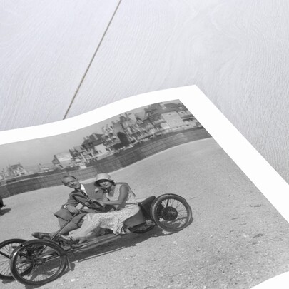 Auto Red Bug electric buckboard at Boulogne Motor Week, France, 1928 by Bill Brunell