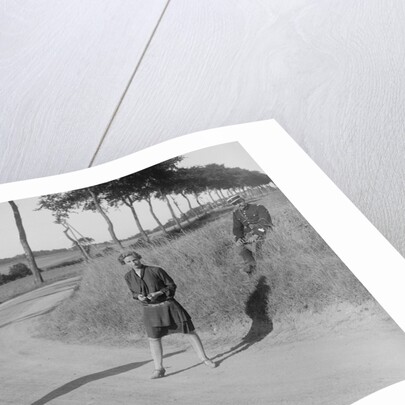 British racing driver Ruth Urquhart Dykes at the Boulogne Motor Week, St Martin, France, 1928 by Bill Brunell