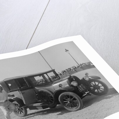 Fiat coupe at the Boulogne Motor Week, France, 1928 by Bill Brunell
