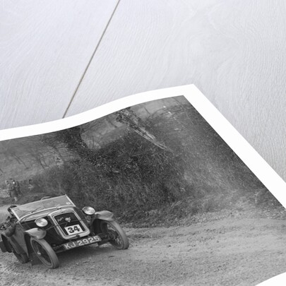 Austin 7 arrow-bodied 2-seater of JS Drewett competing in the NWLMC London-Gloucester Trial, 1931 by Bill Brunell