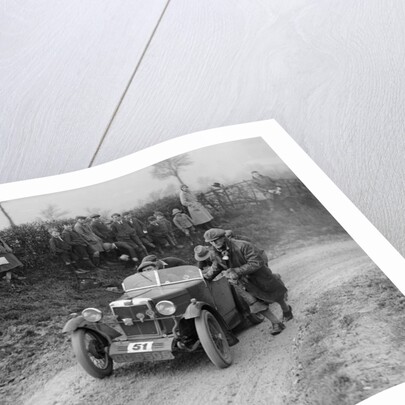 MG M type of JB Carver competing in the NWLMC London-Gloucester Trial, 1931 by Bill Brunell