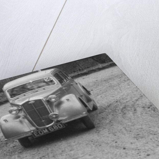 Wolseley saloon of BW Fursdon competing in the RAC Rally, 1939 by Bill Brunell