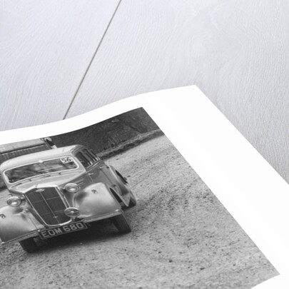 Wolseley saloon of BW Fursdon competing in the RAC Rally, 1939 by Bill Brunell